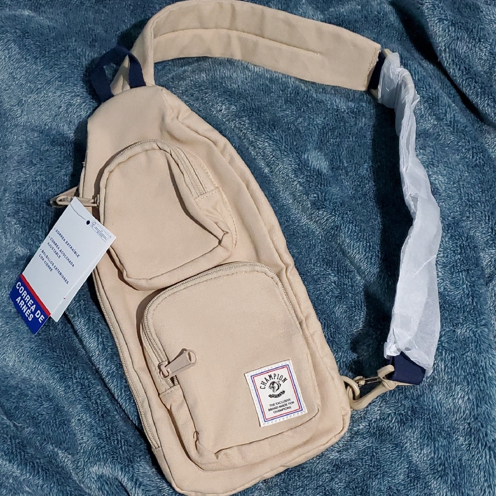 Champion Tan Crossbody Backpack